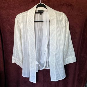 Kimono, wrap style sheer blouse